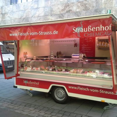 Donnerstags frisches Straußenfleisch in München-Bogenhausen kaufen